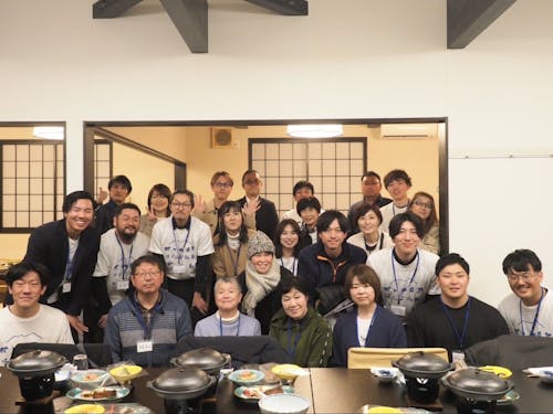 おぐマルで毎年行う報告会での写真です!