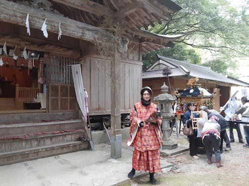 タイミングが良ければ集落の催事に参加することもあります。