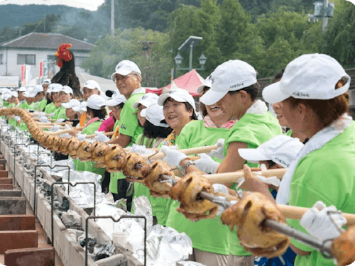 世界一長い「川俣シャモまつり」!川俣シャモは福島県ブランド認証地鶏★