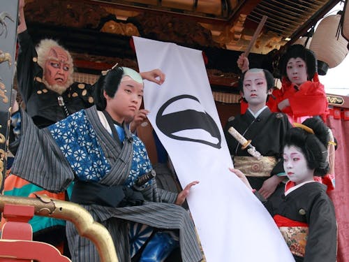 長浜曳山祭りの子ども歌舞伎