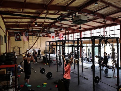クロスフィットクラスの様子