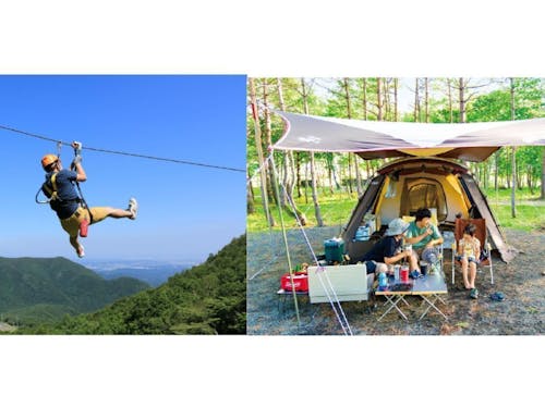 仙台北西部にある泉ヶ岳では、アウトドアなどが楽しめます。