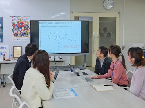 データなどを基にウェルビーイングを高めるプロジェクトを立案しています