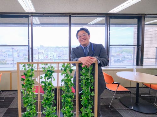 担当の木林さん。県庁チャレンジ応援アシスタントディレクターにも就任されています。