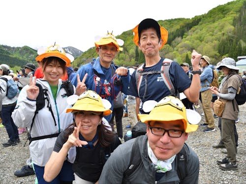 利賀のゆるキャラ「オロロくん」を使った帽子