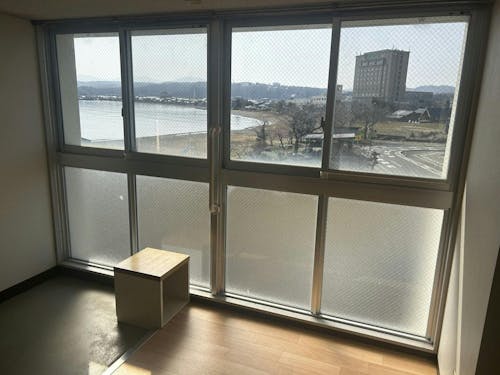 高島①②③④から見える景色(見え方は部屋によって異なります。)