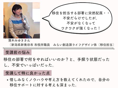 卒業生からのメッセージ