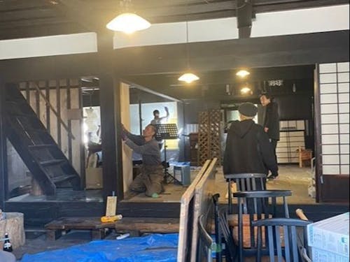 改修作業の様子