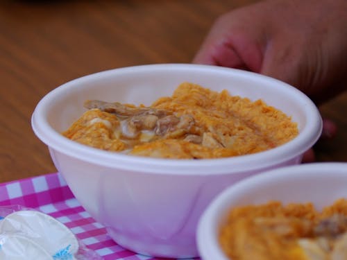 地元の味、ここにあり。川俣シャモの親子丼