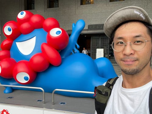 こんなおじさんがお話しします（去年みゃくみゃくとの２ショットにテンションアゲ）