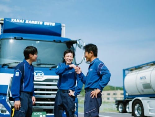 若いメンバーも多く、安定した基盤の元長く働けます(柳井産業運輸(株))