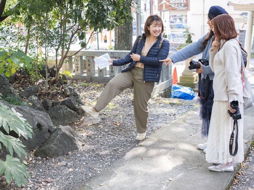 街歩きを行うことで、地域の魅力を伝える事業も行っています。(旅行業)