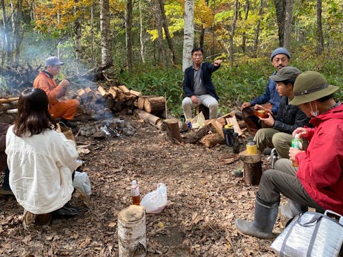 秋の林業見学会