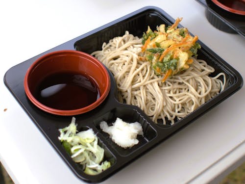 打ち立てのおそばが食べられるイベント♪