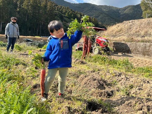農業体験で野菜を収穫!