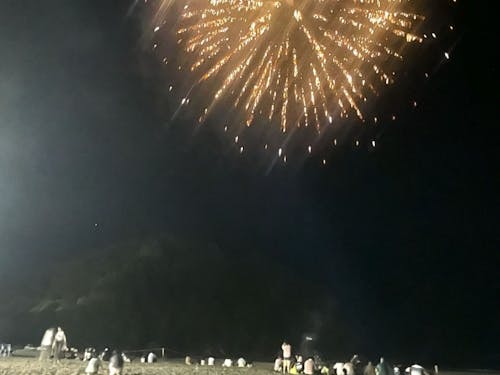 この近さで花火が見れちゃいます!