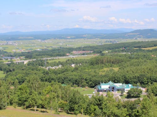 深川市を見渡す