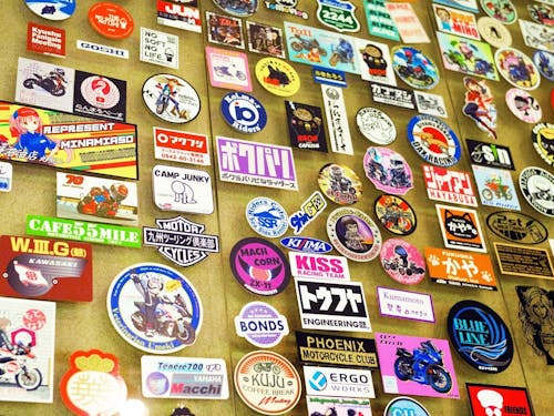 来店したお客さんのステッカー