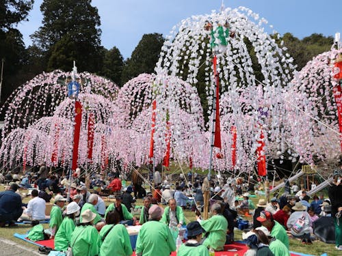 南山王日枝神社の春祭り(ホイノボリの祭)