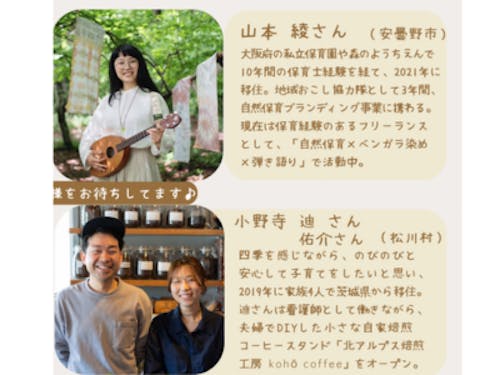 ゲストのご紹介/安曇野市:山本さん・松川村:小野寺さんご夫婦
