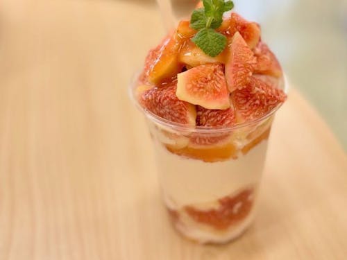 田布施地域交流館 いちじくパフェ