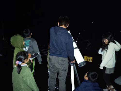 星空イベントの開催時の一枚