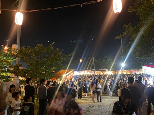 愛知川祇園神社ではたくさんの屋台が。コロナ禍はこの屋台も出せなかったそうです。