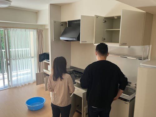 お試し居住案内の様子