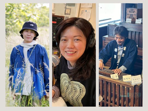 但野 理香さん・ 傳川 一美さん・廣瀬 芳久さん