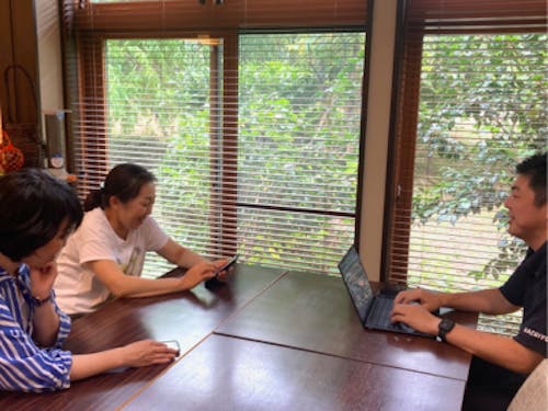 気仙沼の企業との意見交換の様子