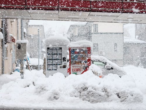 一晩で50センチ以上積もることもあります