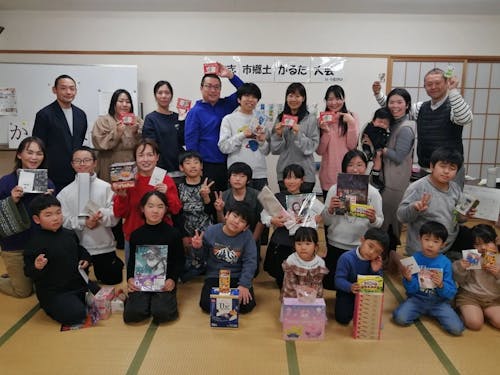 かるたのイベントの様子。多世代での交流が印象的！