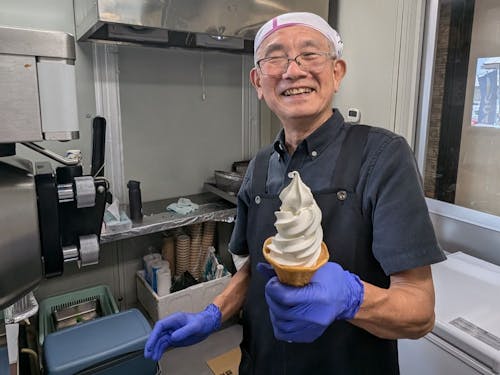 ソフトクリームもお手の物