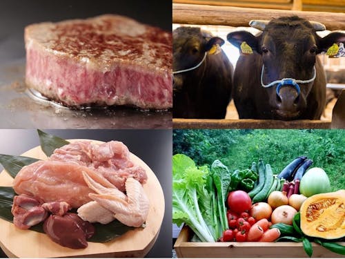 フルーツの他にも新鮮な野菜や牛・豚・鳥の畜産業も盛んです。