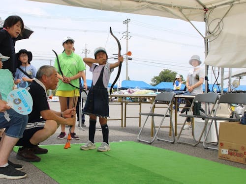 アーチェリー体験ブース
