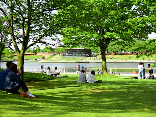 市民憩いの場「富岩運河環水公園」