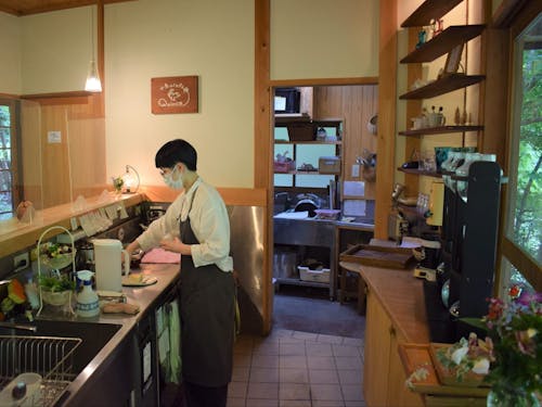 山の中のカフェも訪問予定