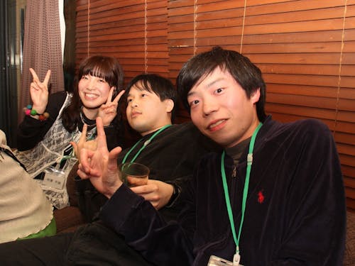 打ち解けすぎちゃった写真です。