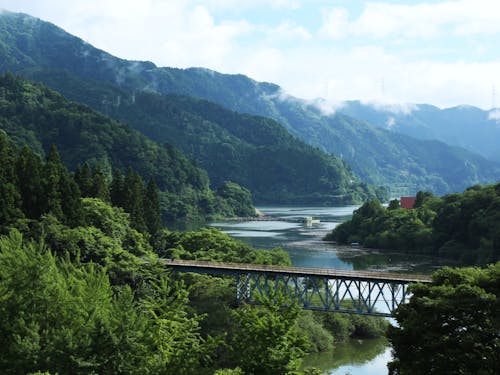 レクセンから望む奥矢作湖