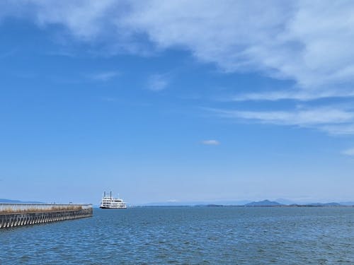 浜大津港から見るびわ湖