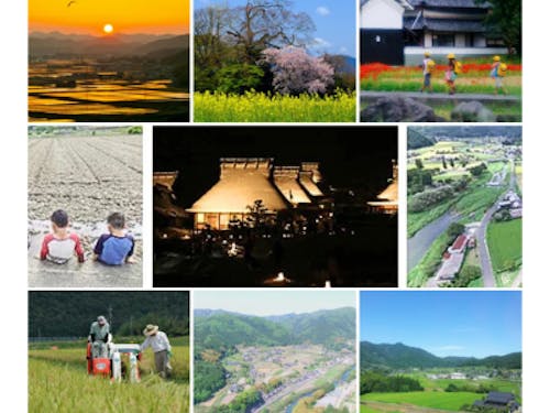 春夏秋冬、様々な景色を見ることができる京都丹波