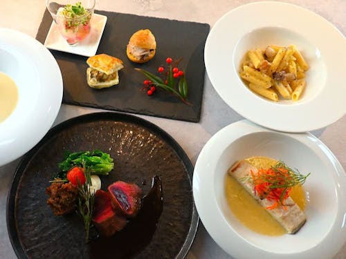 コースディナーを提供しております