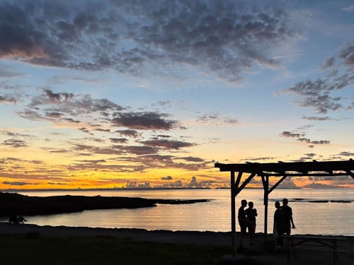 ビーチで夕焼け見て帰る日々