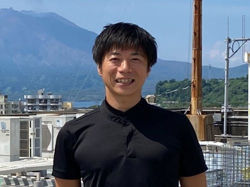 垂水市で活動する先輩隊員の髙櫻さん