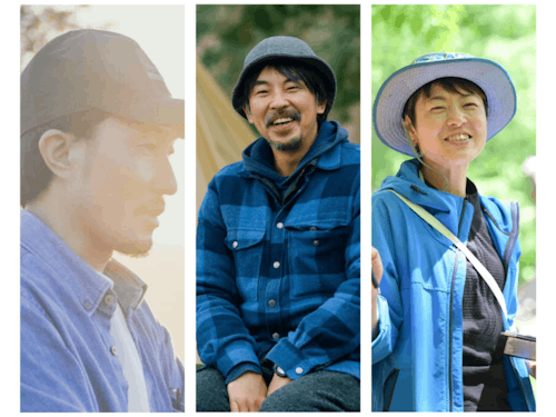 トークイベント②登壇者（左から折井さん、小池さん、田子さん）