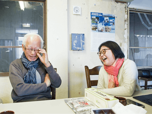 あなたをサポートするミズシマパークマネージメントラボの古川代表(左)と林氏(右)