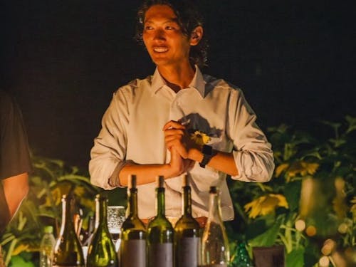 ひまわり畑の真ん中でレストランを限定オープン。村上さんの新しい挑戦は続きます!