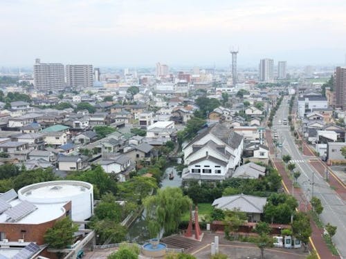 柳川市の街並み
