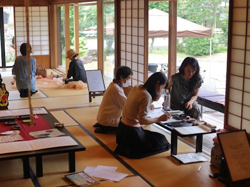 林邸でのワークショップの様子