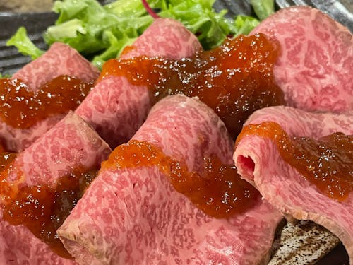 絶品!近江牛のローストビーフ。